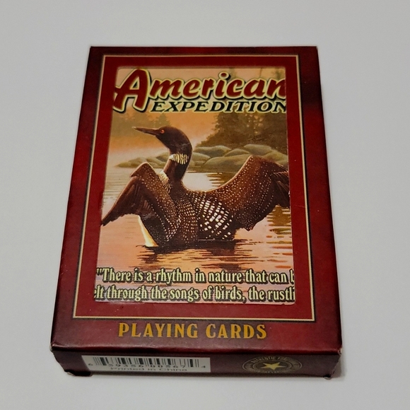 RARE AMERICAN EXPEDITION FLYING LOON PLAYING CARDS - Picture 1 of 2
